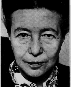 photography of Simone de Beauvoir