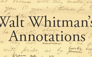 Walt Whitman's Annotations