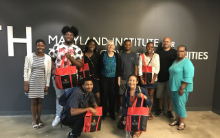 Group photo of interns and instructors for Lakeland oral history project