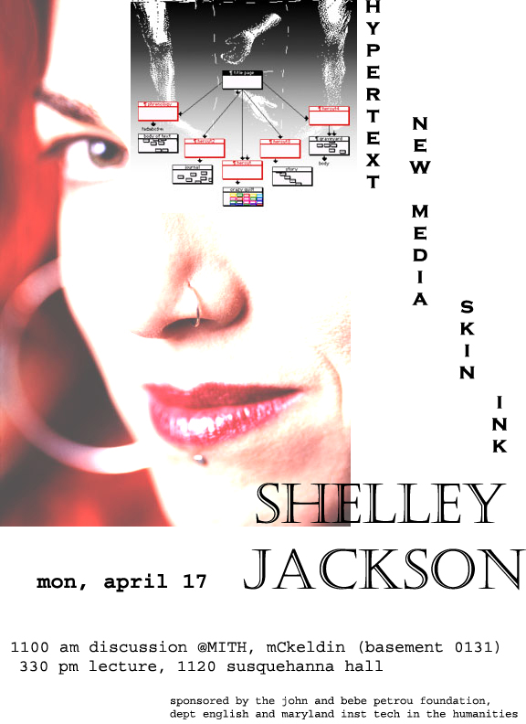 Shelley Jackson, April 17th