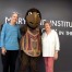 Marilee Lindemann and Martha Nell Smith with Testudo